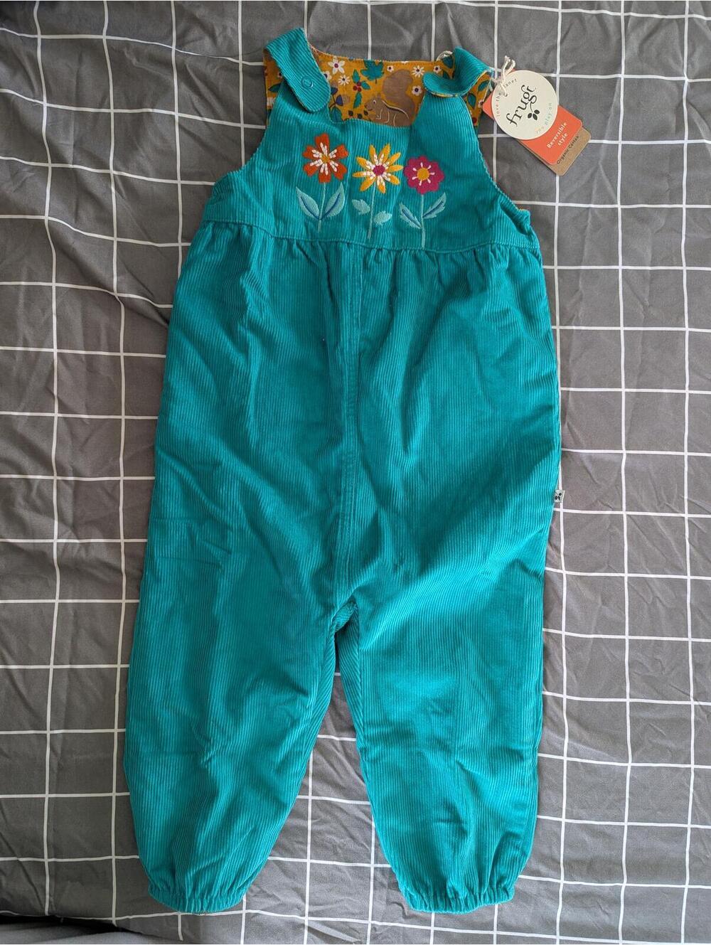 Frugi reversible dungarees overalls